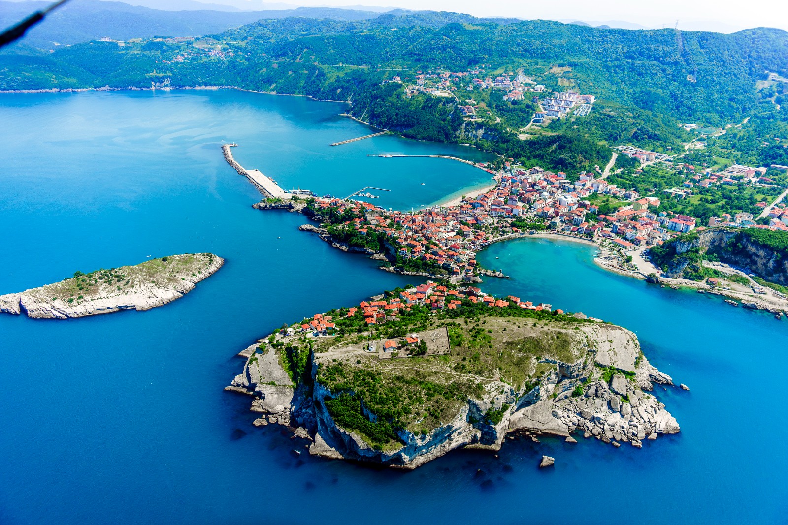 Amasra yarımadası ve Karadeniz kıyısı